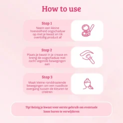 Soft Pink & Gold Crease Blender Brush