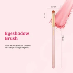 Soft Pink & Gold Eyeshadow Brush