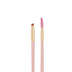 Soft Pink & Gold Lash and Brow Brush