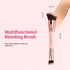 Soft Pink & Gold Multifunctional Blending Brush