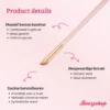Soft Pink & Gold Rounded Angled Brow & Liner Brush