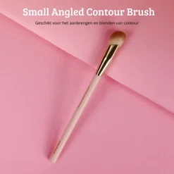 Soft Pink & Gold Small Angled Contour Brush