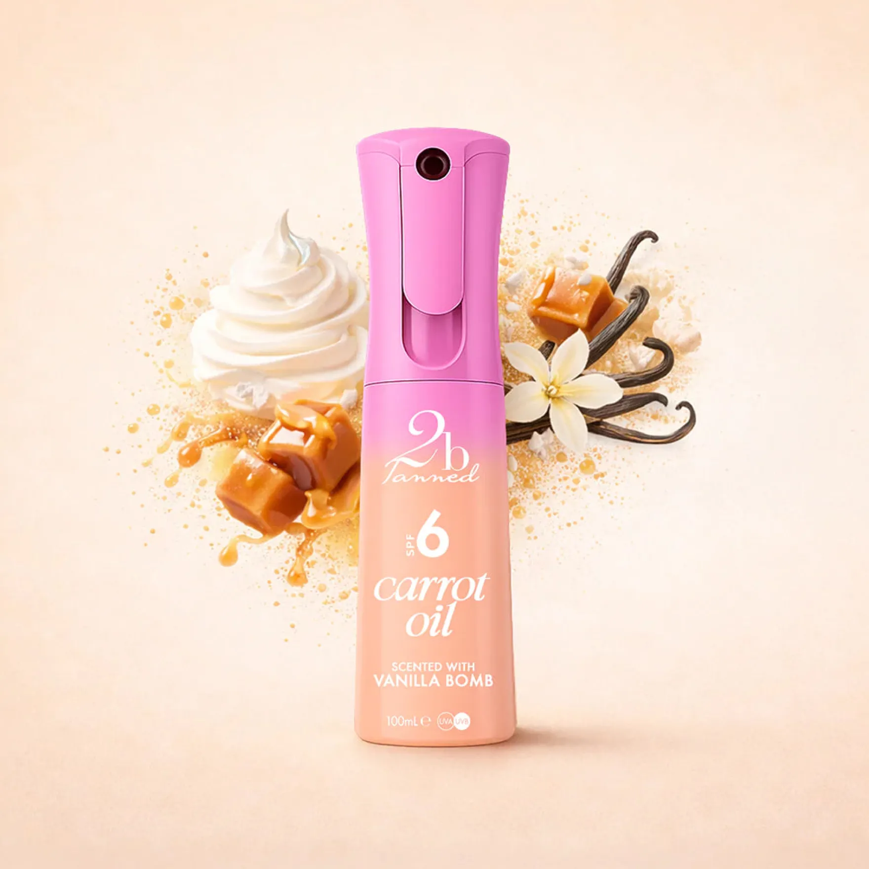 SPF 6 Carrot Oil Vanilla Bomb