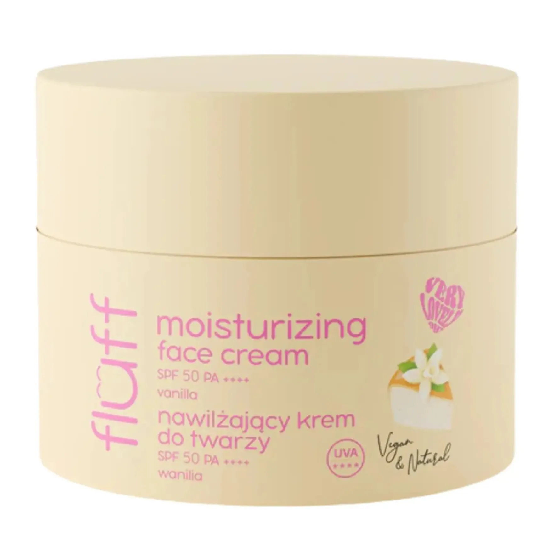 SPF50 Face cream Vanilla