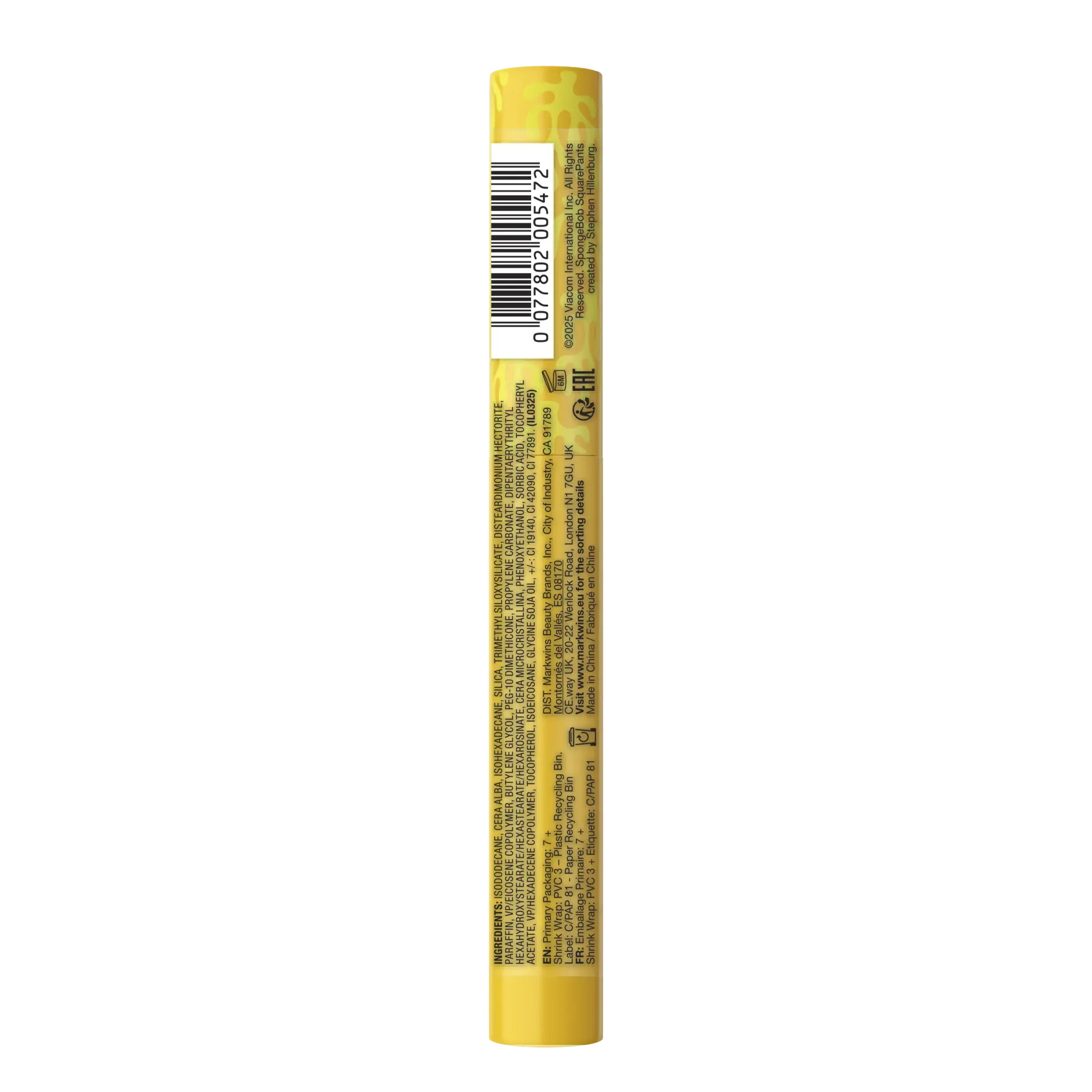 Spongebob Waterproof Mascara Make A Splash