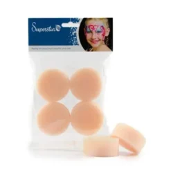 Sponge Round Pink 4pc