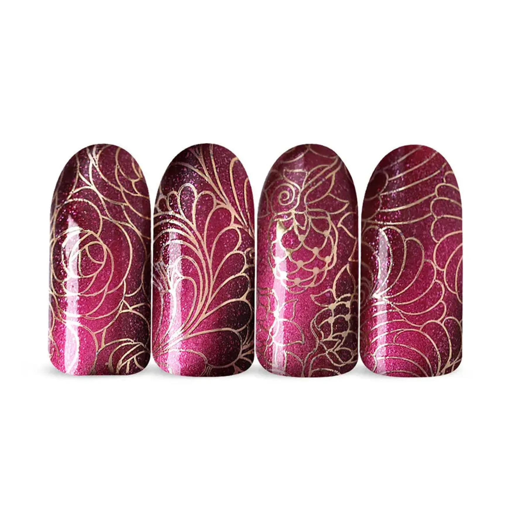 Stamping Nail Polish Cat Eye SP32 Magnetic Red