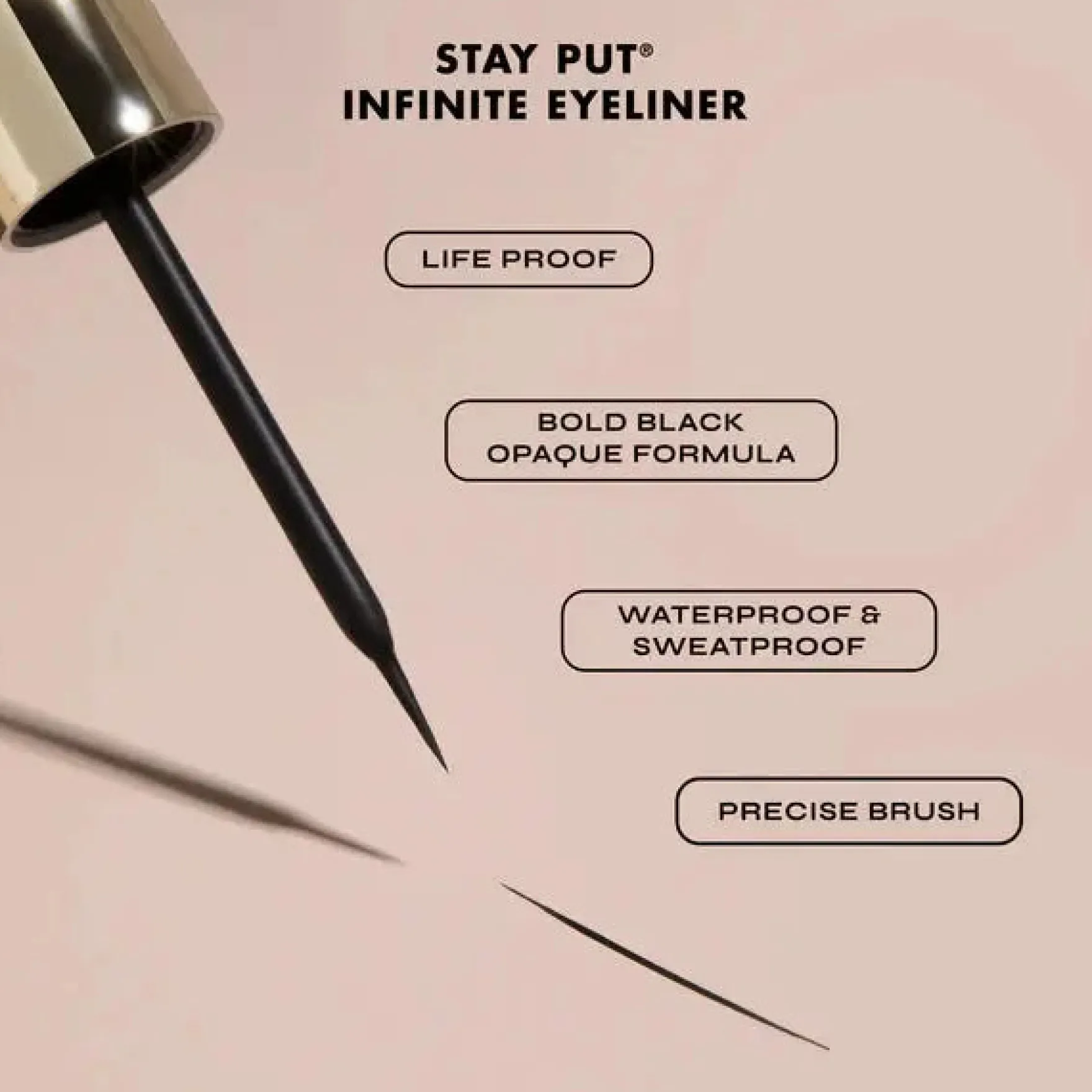 Stay Put Infinite Liner Black