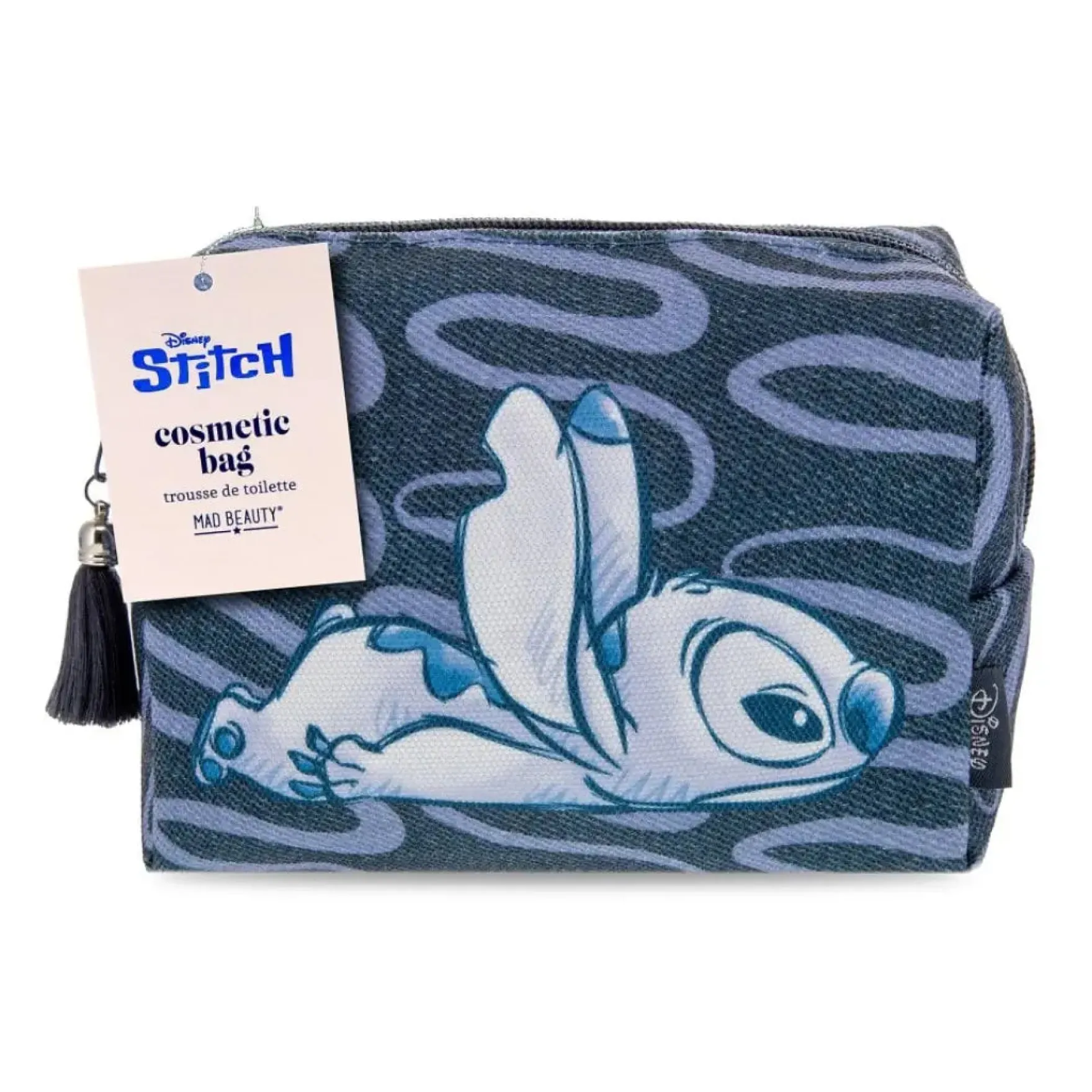 Stitch Denim Cosmetic Bag