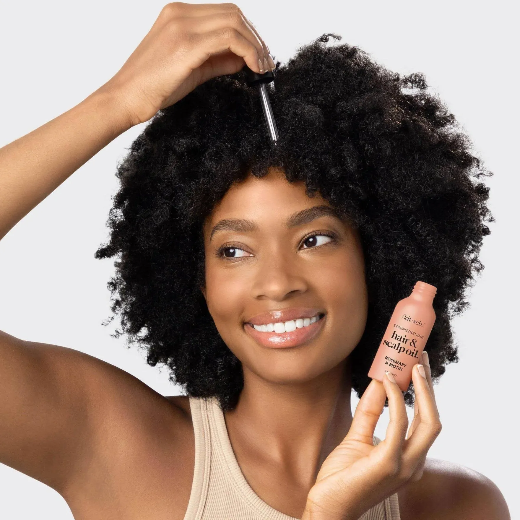 Strengthening Scalp & Hair Oil with Rosemary & Biotin 60 ml.