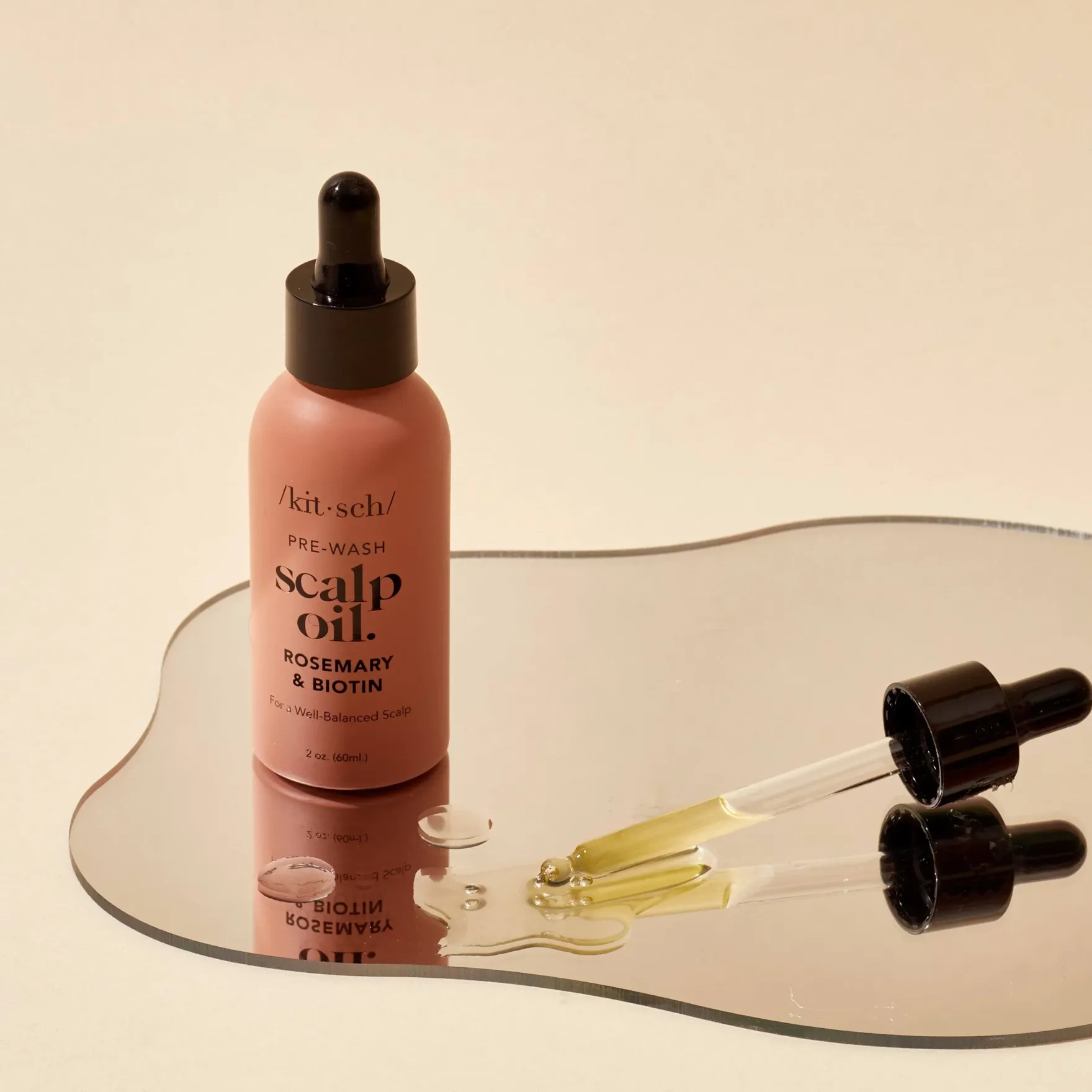 Strengthening Scalp & Hair Oil with Rosemary & Biotin 60 ml.