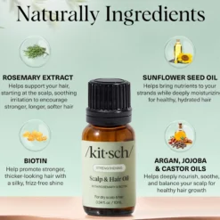 Strengthening Scalp & Hair Oil with Rosemary & Biotin 10 ml.