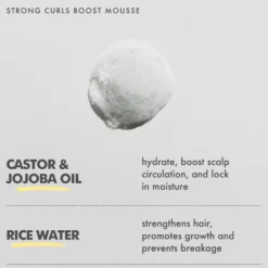 Strong Curls Rosemary Oil Strenghtening Styling Foam