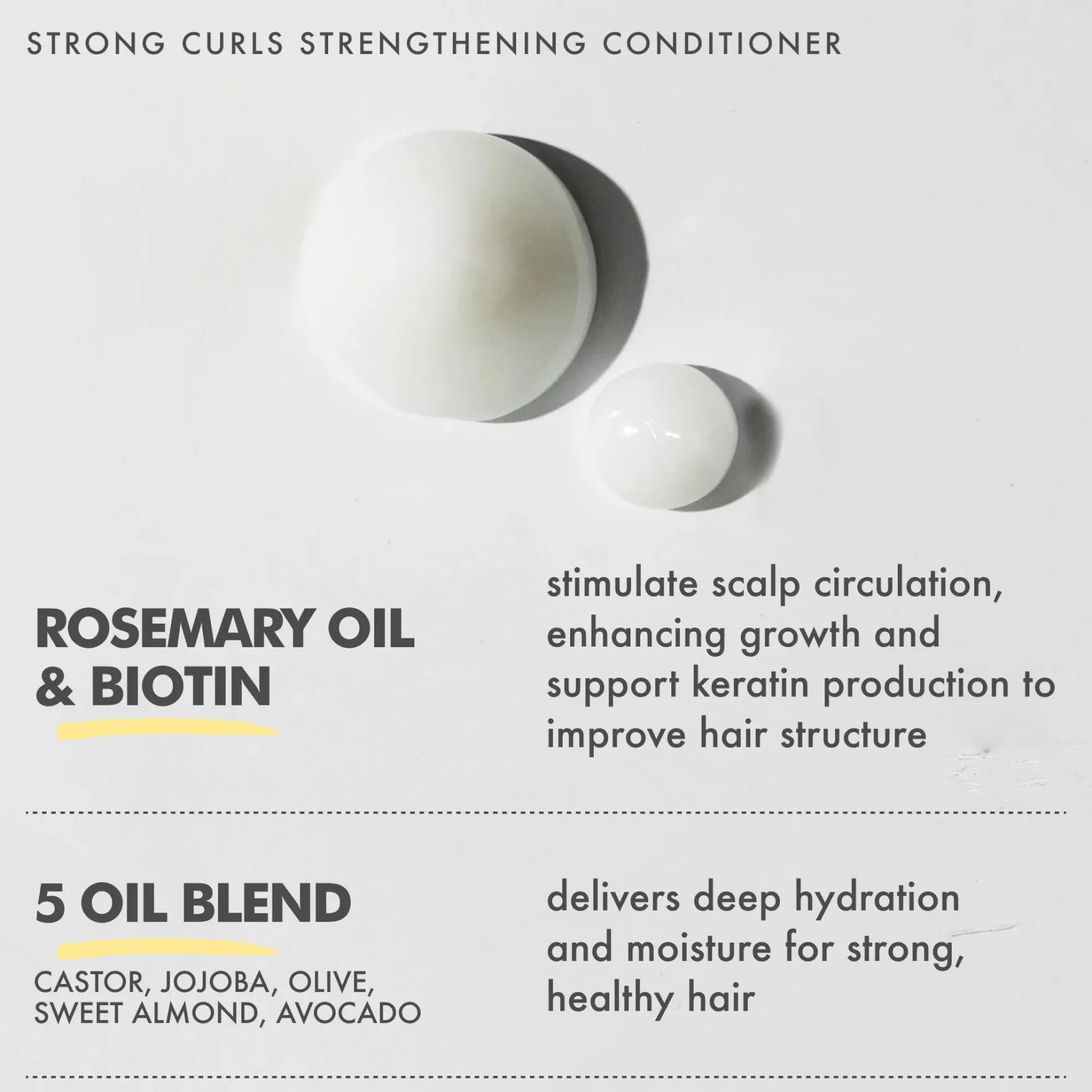 Strong Curls Rosemary Oil Conditioner
