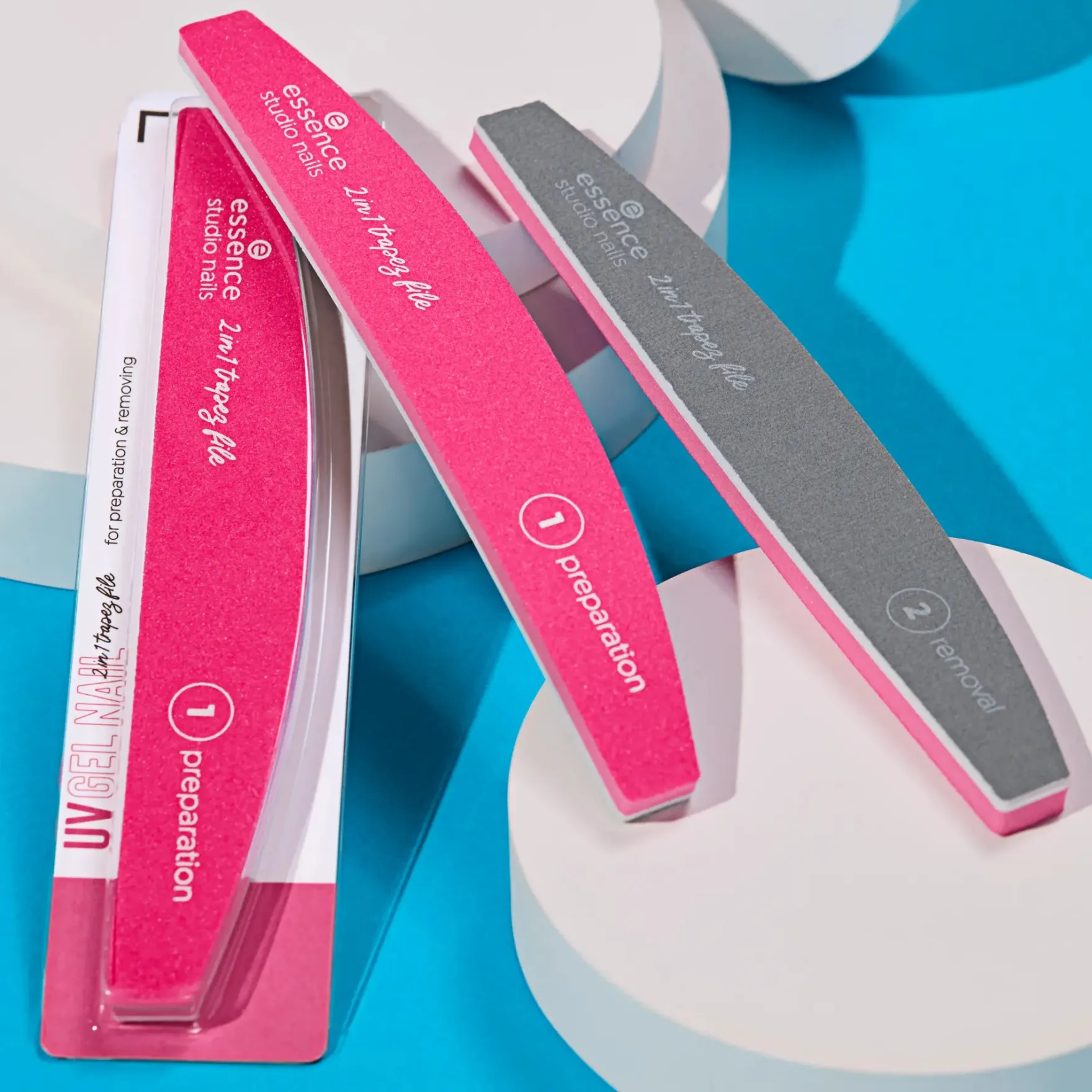 Studio Nails UV Gel Nail 2 in 1 Trapez File