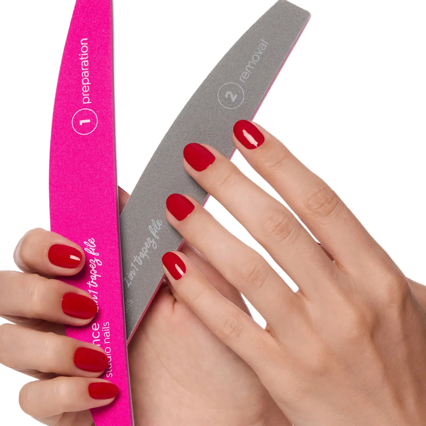 Studio Nails UV Gel Nail 2 in 1 Trapez File