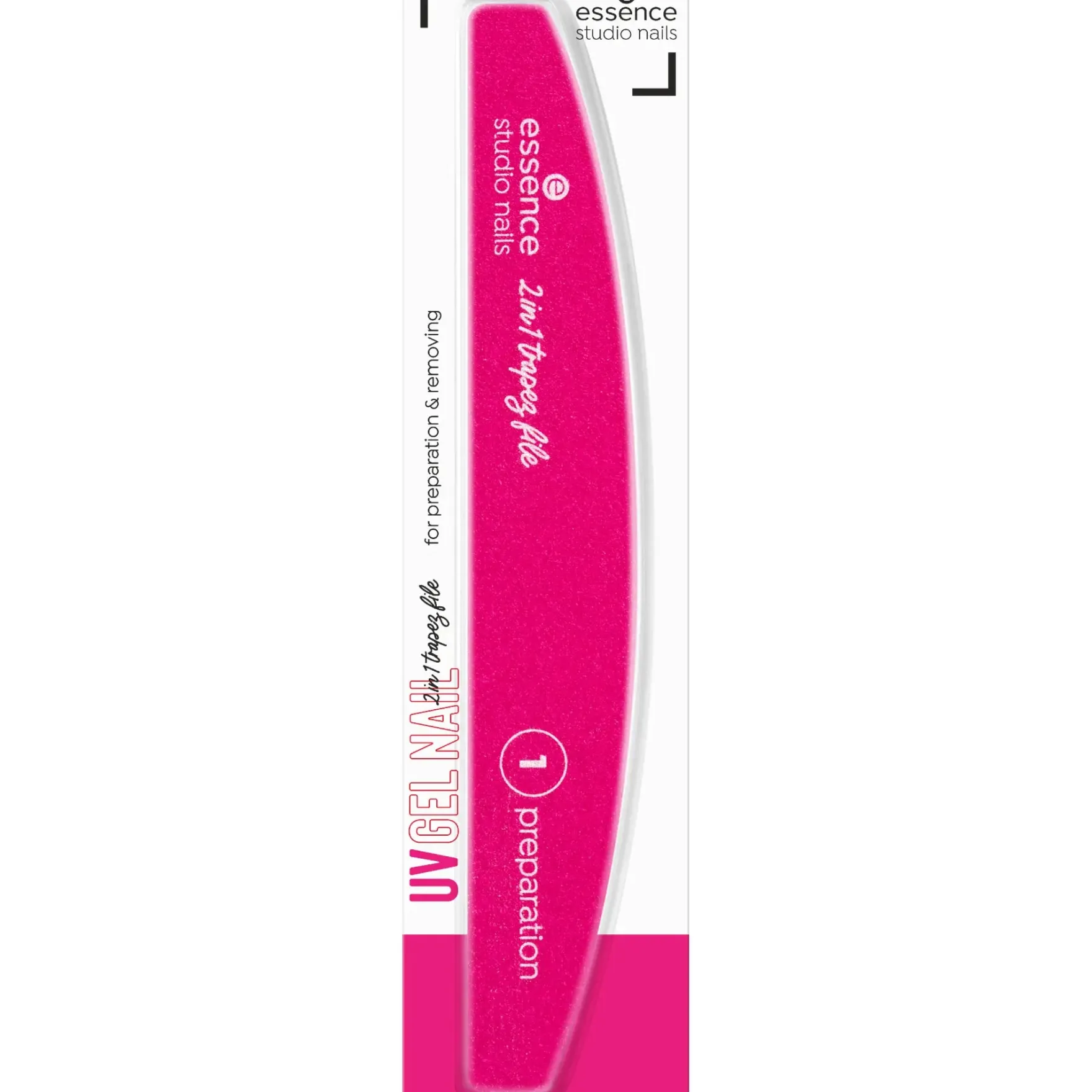 Studio Nails UV Gel Nail 2 in 1 Trapez File
