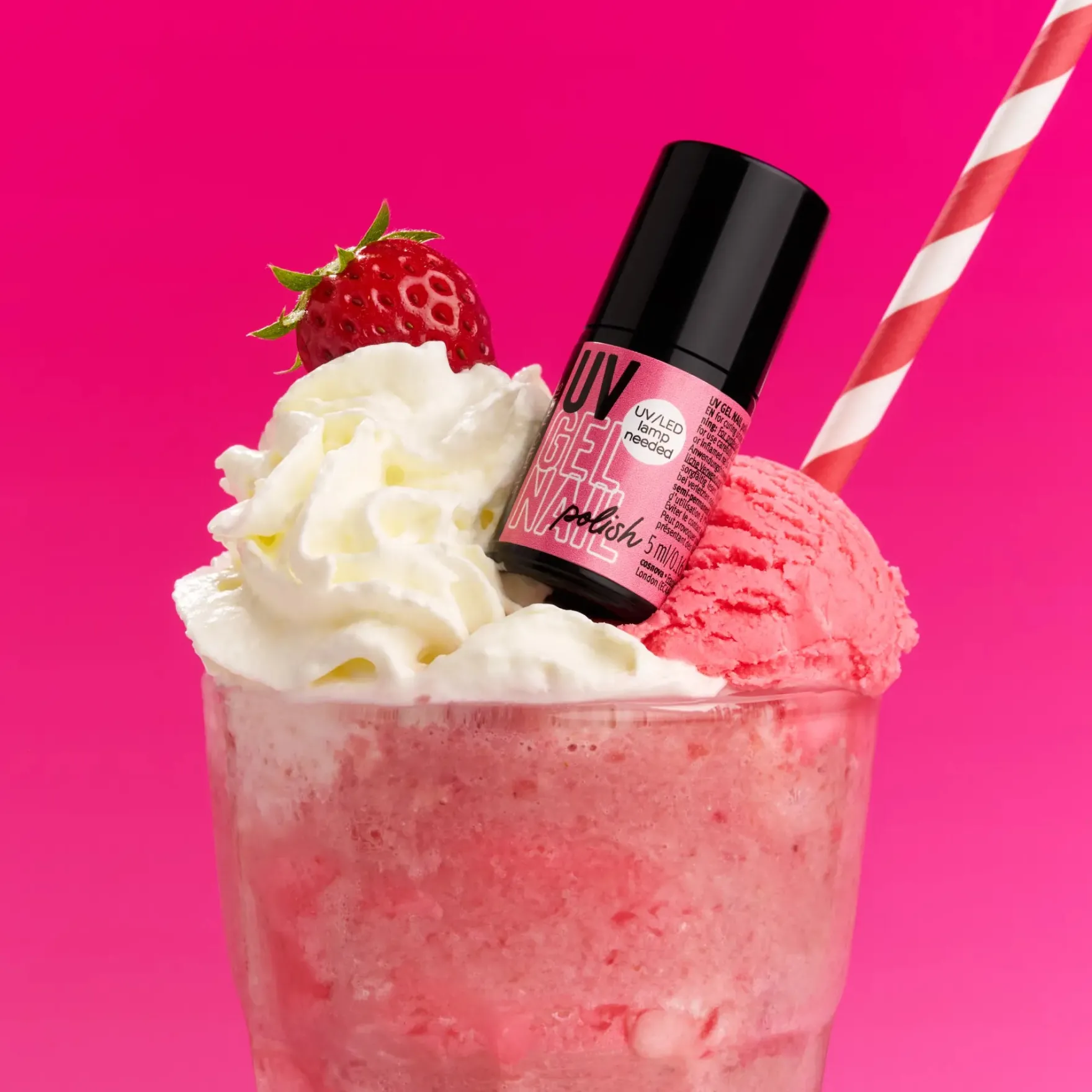 Studio Nails Uv Gel Nail Polish 219 Strawberry Milkshake