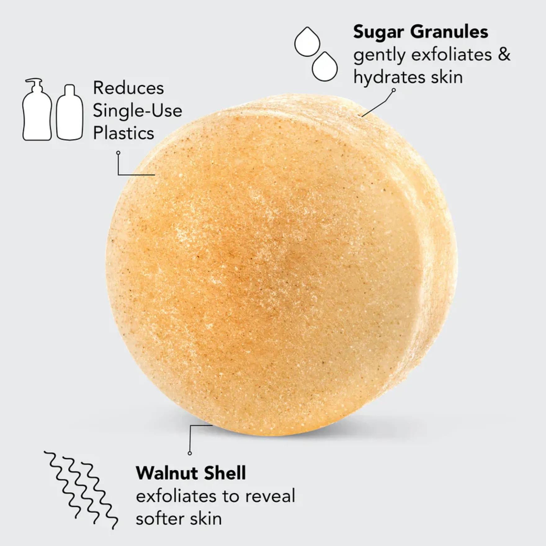 Sugar Exfoliating Solid Body Scrub