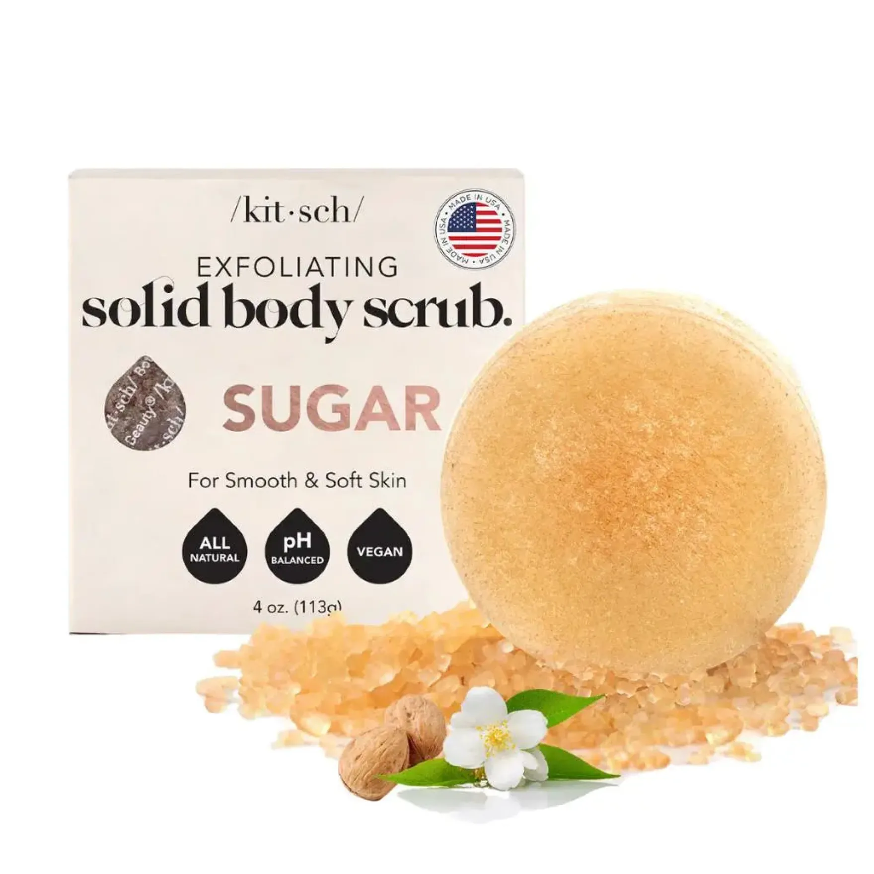 Sugar Exfoliating Solid Body Scrub