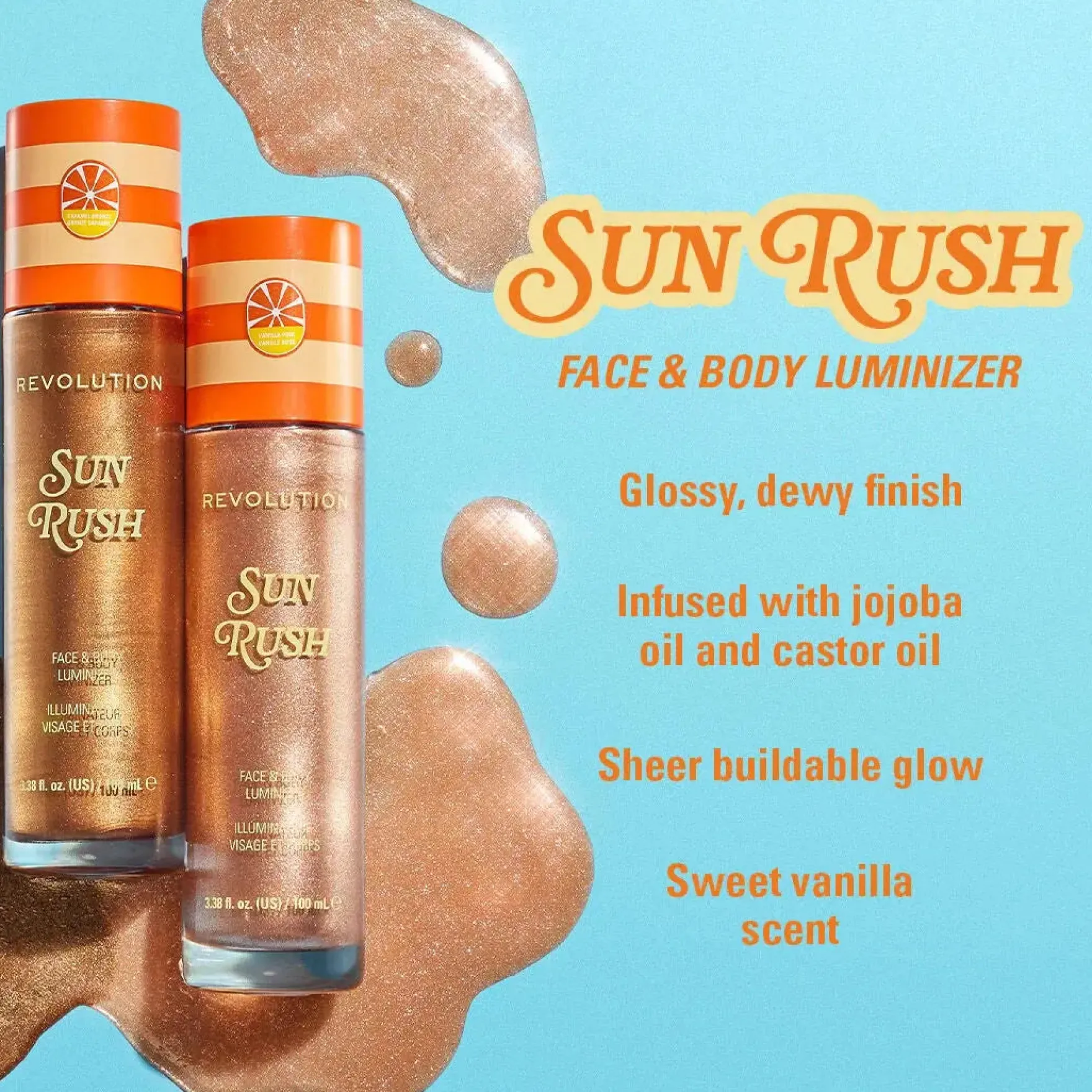 Sun Rush Body Luminizer Vanilla Pink