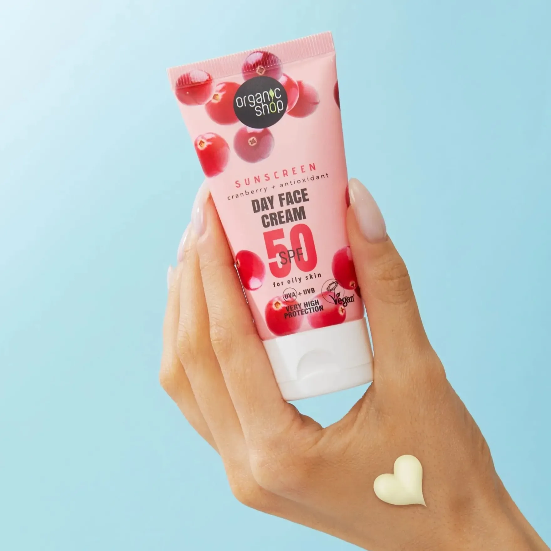 Sunscreen SPF 50 Day Face Cream Oily Skin