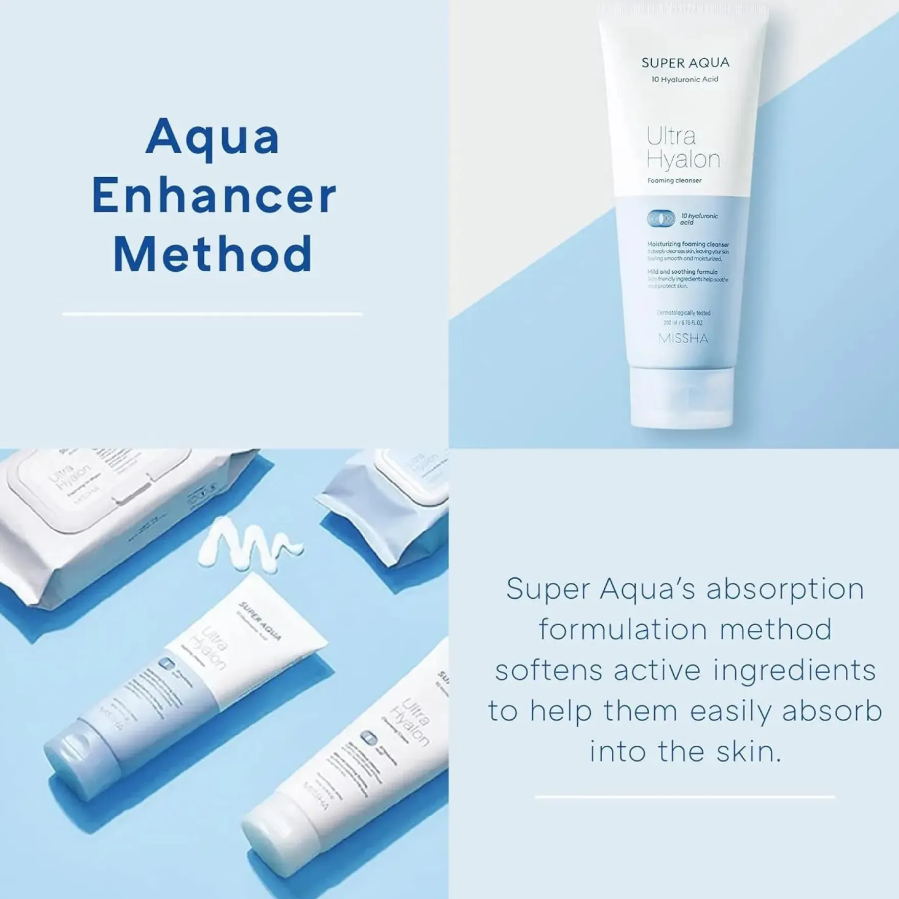 Super Aqua Ultra Hyalron Foaming Cleanser