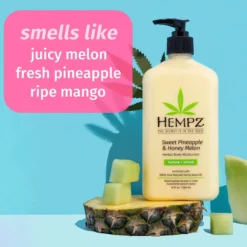Sweet Pineapple & Honey Melon Herbal Body Moisturizer 250 ml.