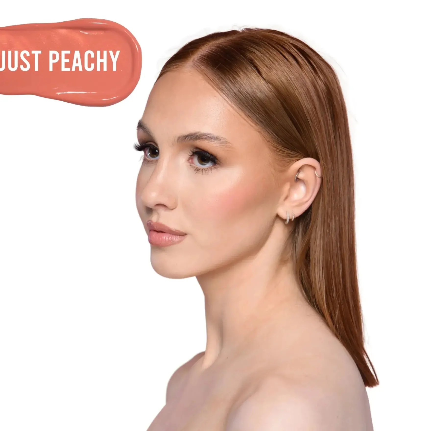 The Cheek Matte Liquid Blush Just Peachy