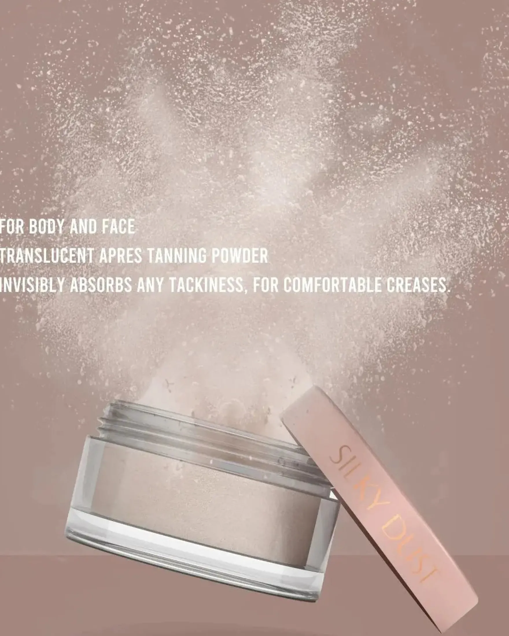 The Silky Dust Apres Tan Drying Powder Invisible