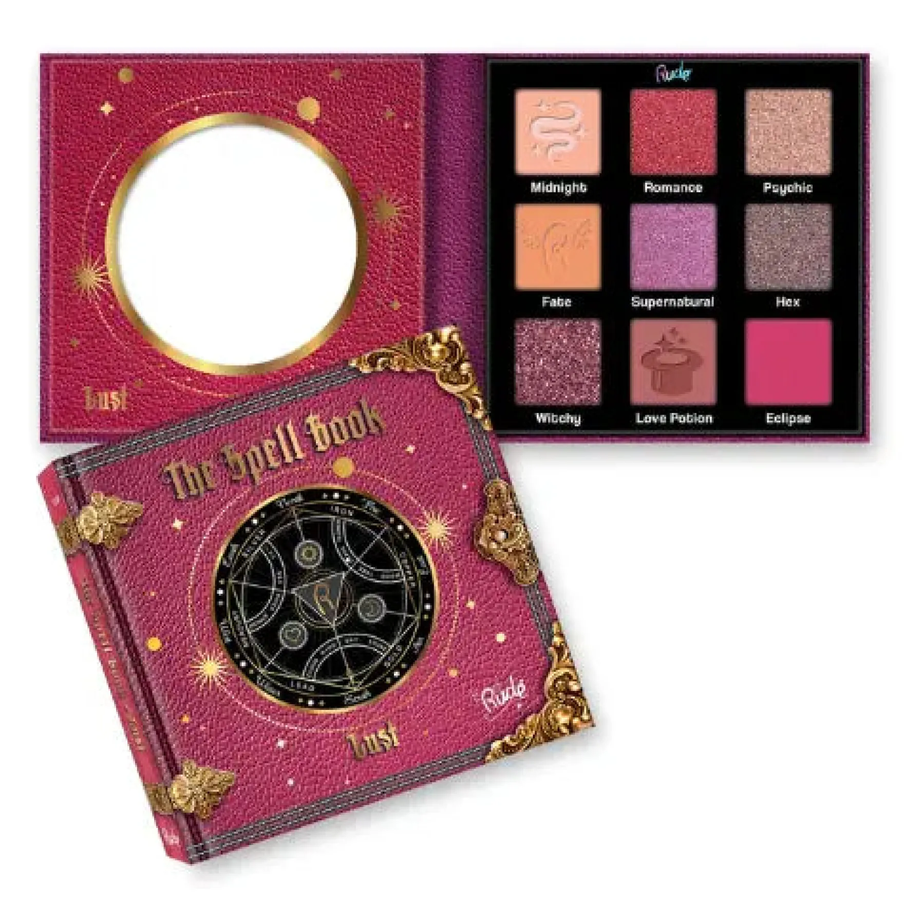 The Spell Book Smooth and Blendable Eyeshadow Palette Lust
