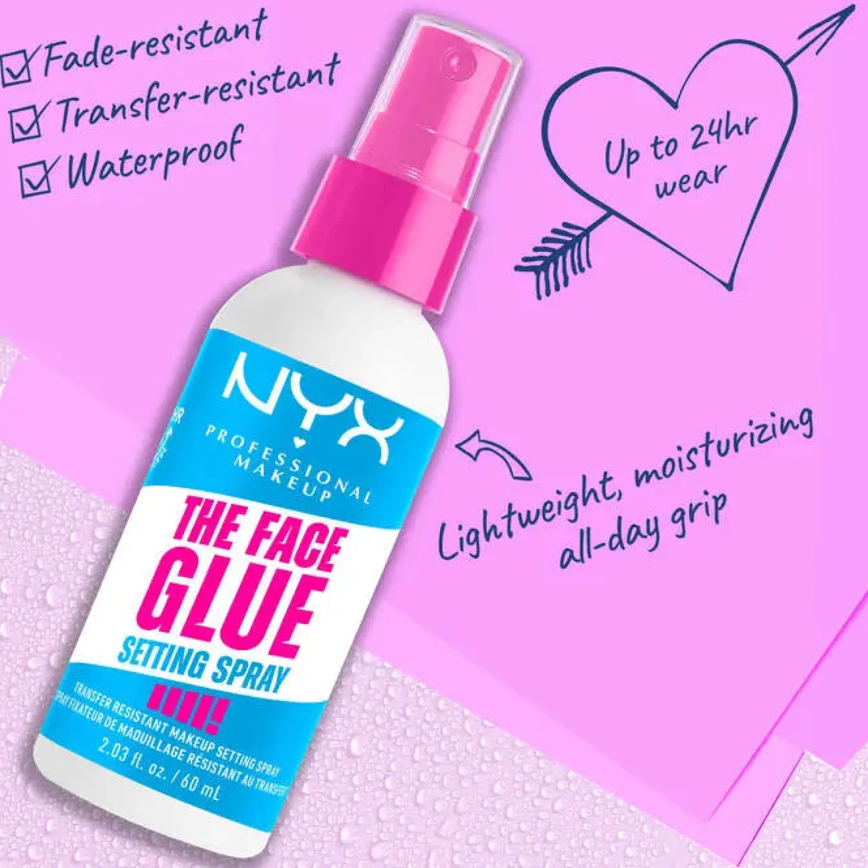 The Face Glue Setting Spray