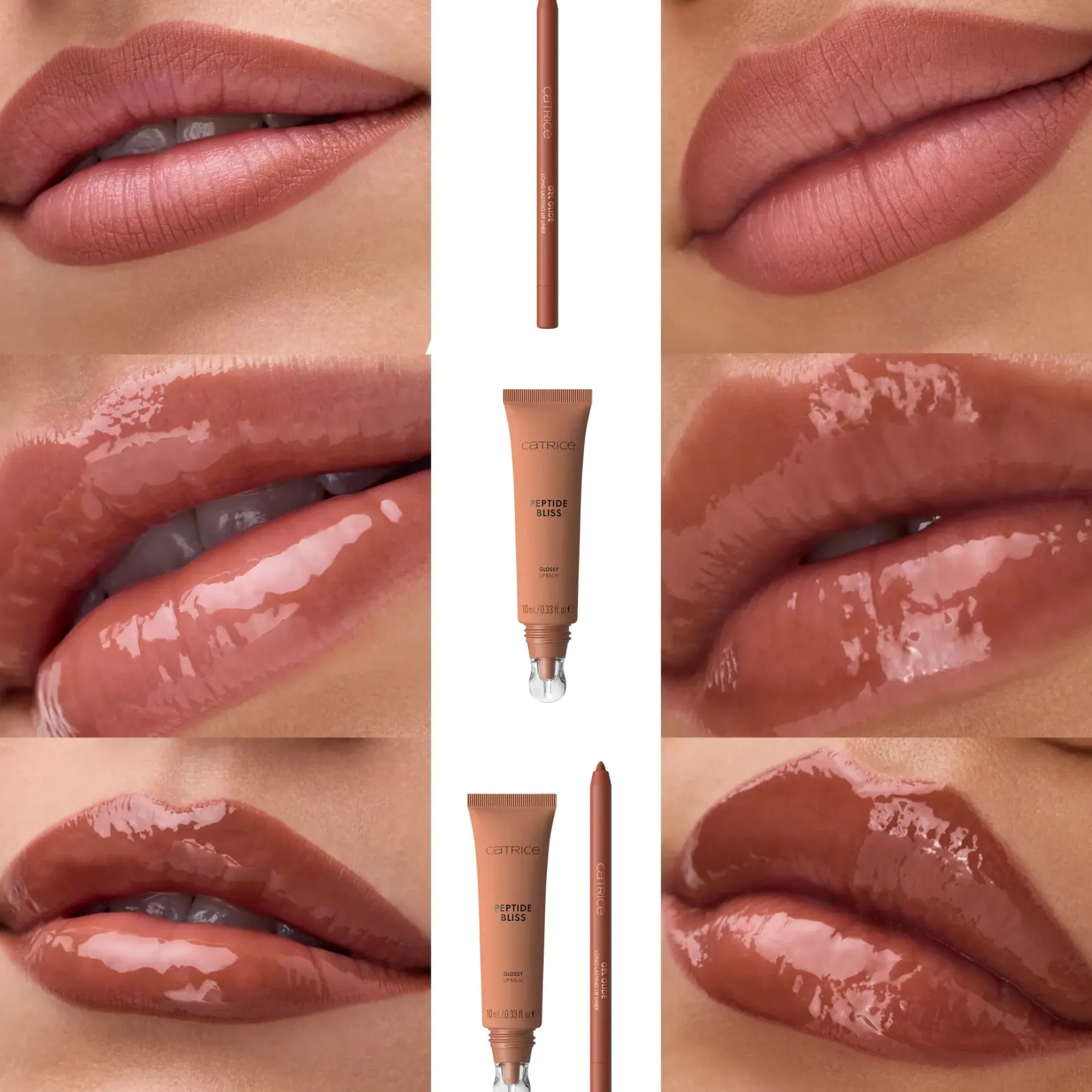 The Glossy Sequence Nude Lip Set Glossible!