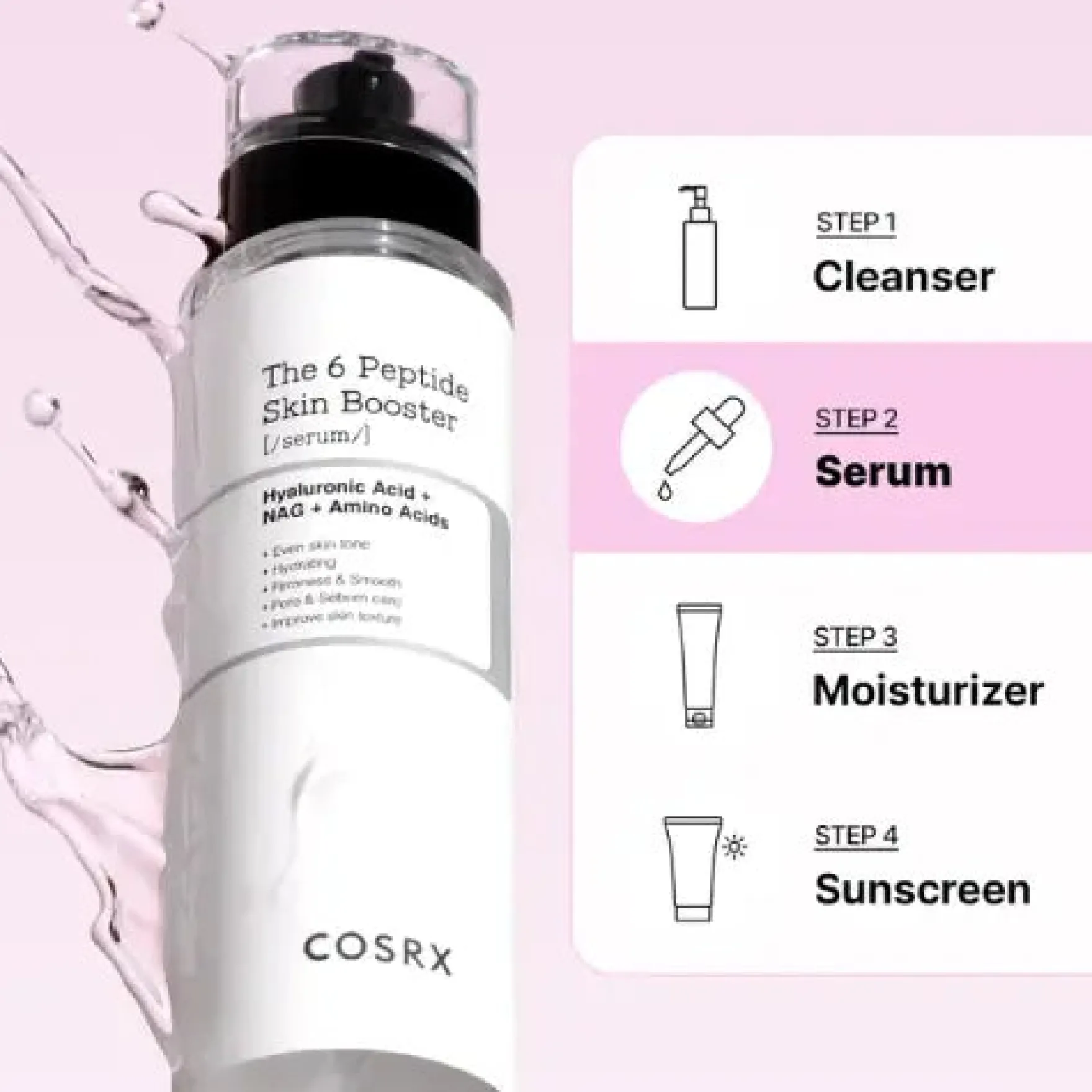 The 6 Peptide Skin Booster Serum