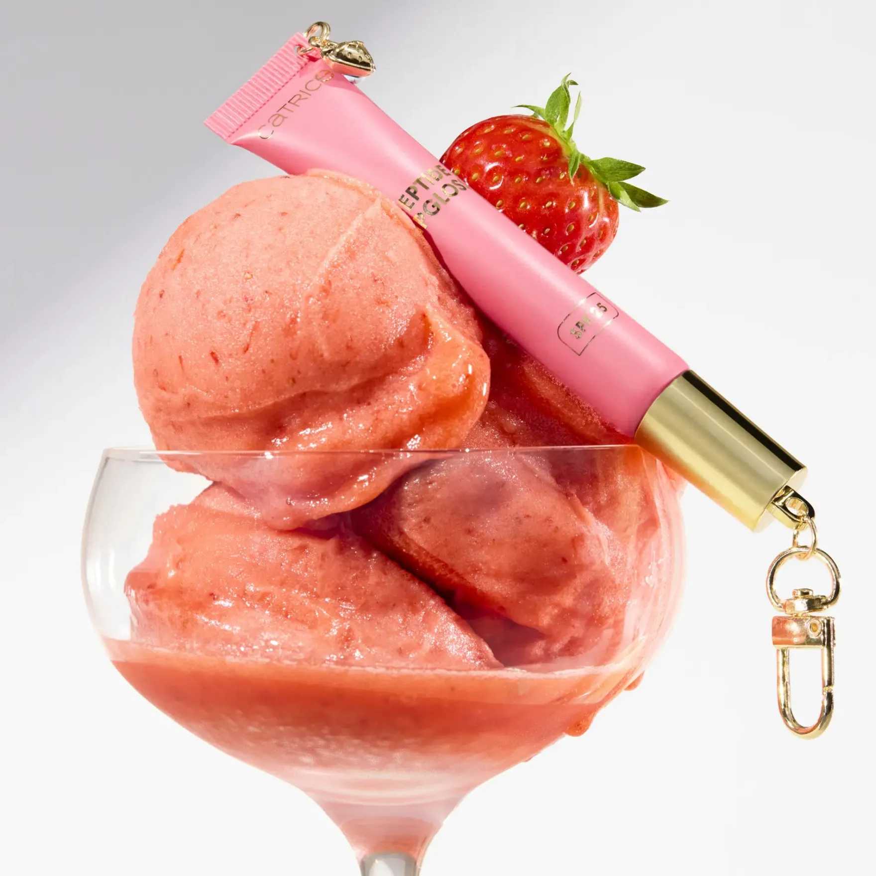 The Summer Edit Peptide Lipgloss C01 Strawberry Sorbet