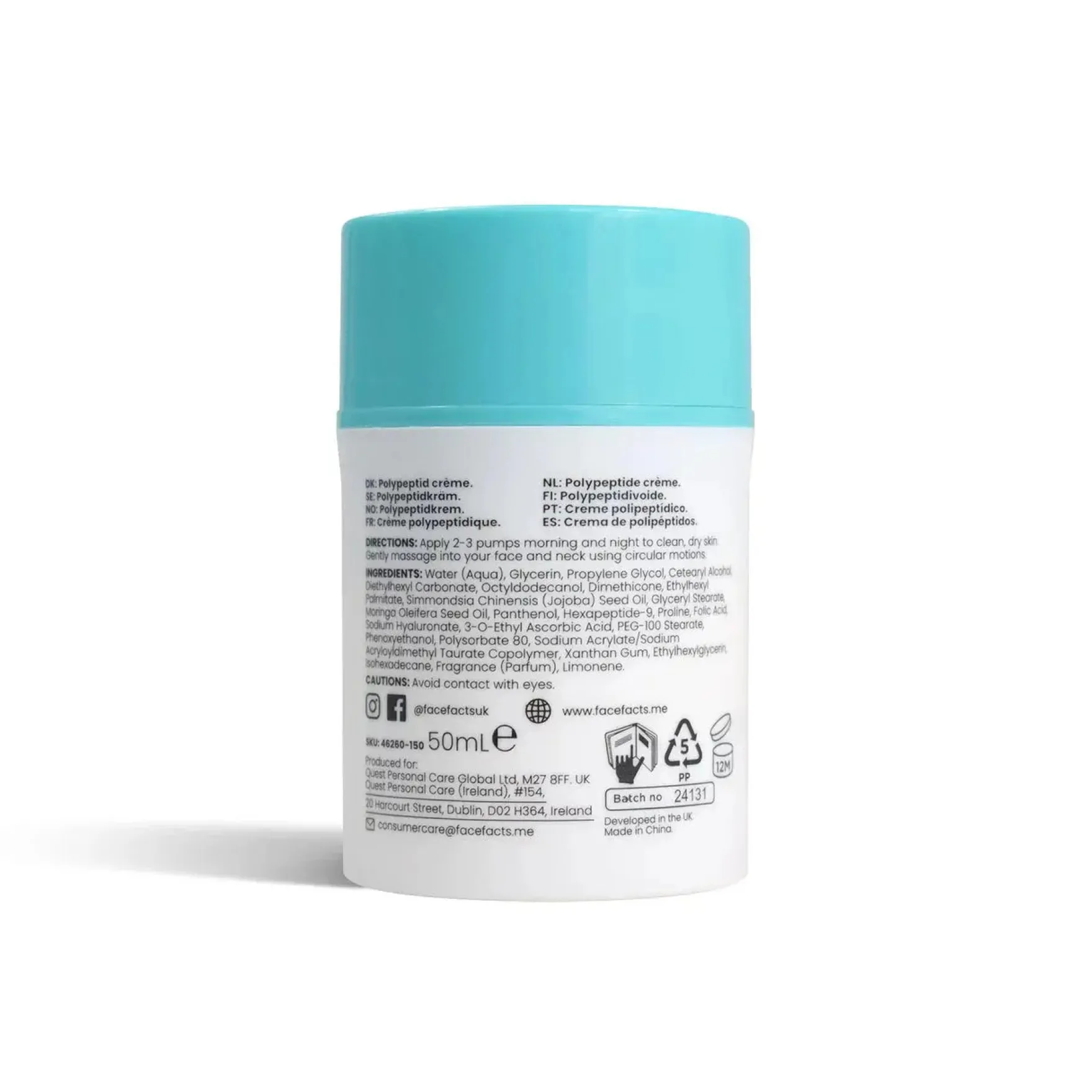 Tinted Skincare Polypeptide Fusion Cream