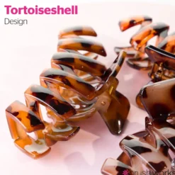 Tortoiseshell Claw Clips 3 Pack