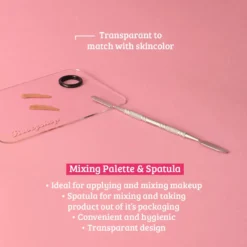 Transparent Makeup Mixing Palette & Spatula