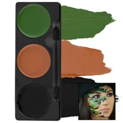 Tri-Color Makeup Palette Camouflage