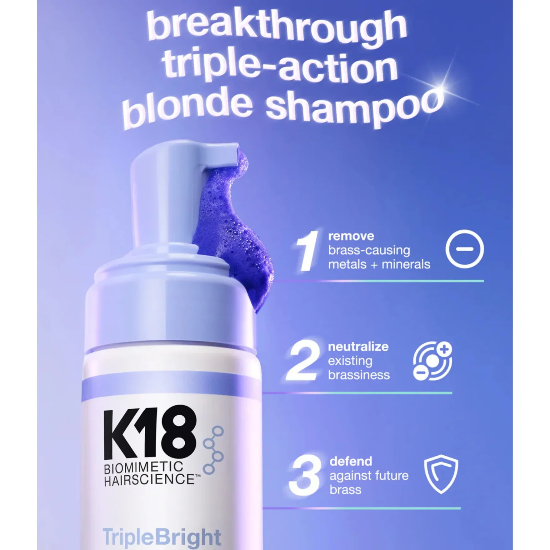 TripleBright Oxidation Defense Purple Shampoo
