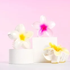 Tropical Flower Claw Clips 3 Pack