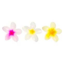 Tropical Flower Claw Clips 3 Pack