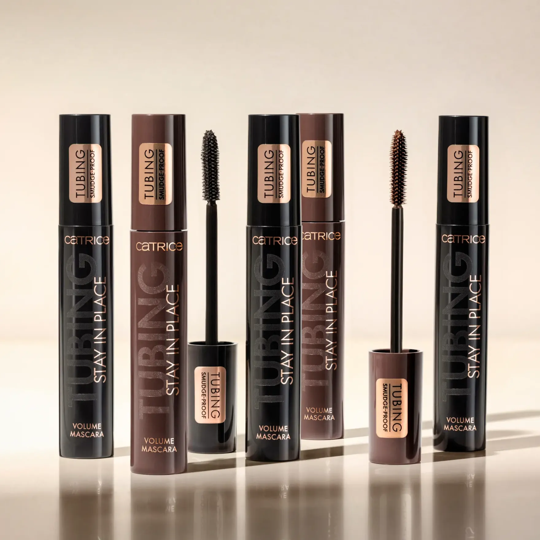 Tubing Stay In Place Volume Mascara 020 Panda-Proof Brown