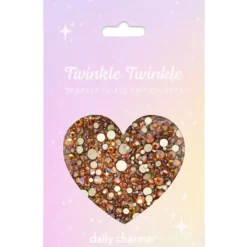 Twinkle Twinkle Rhinestone Amber Glow