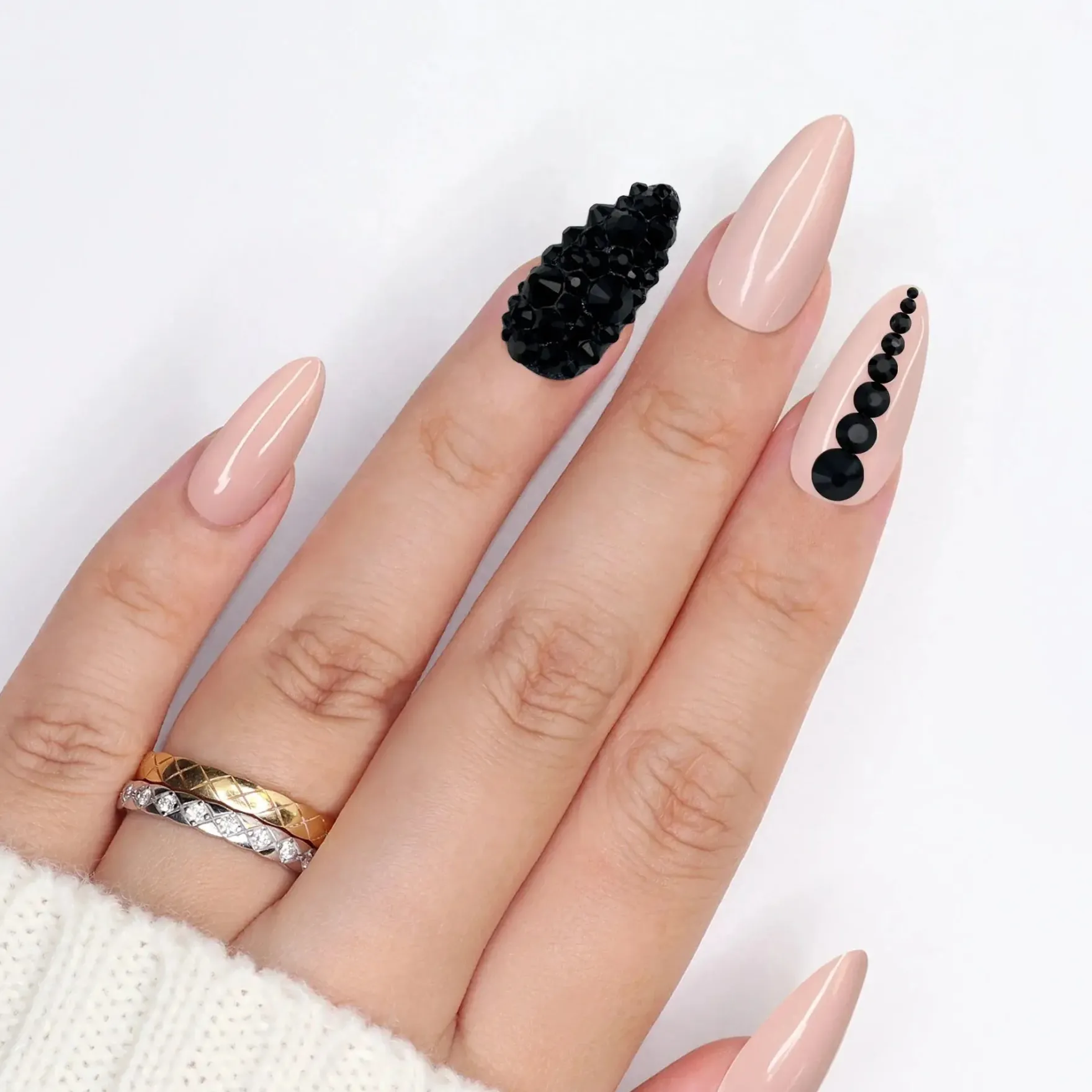 Twinkle Twinkle Rhinestone Jet Black