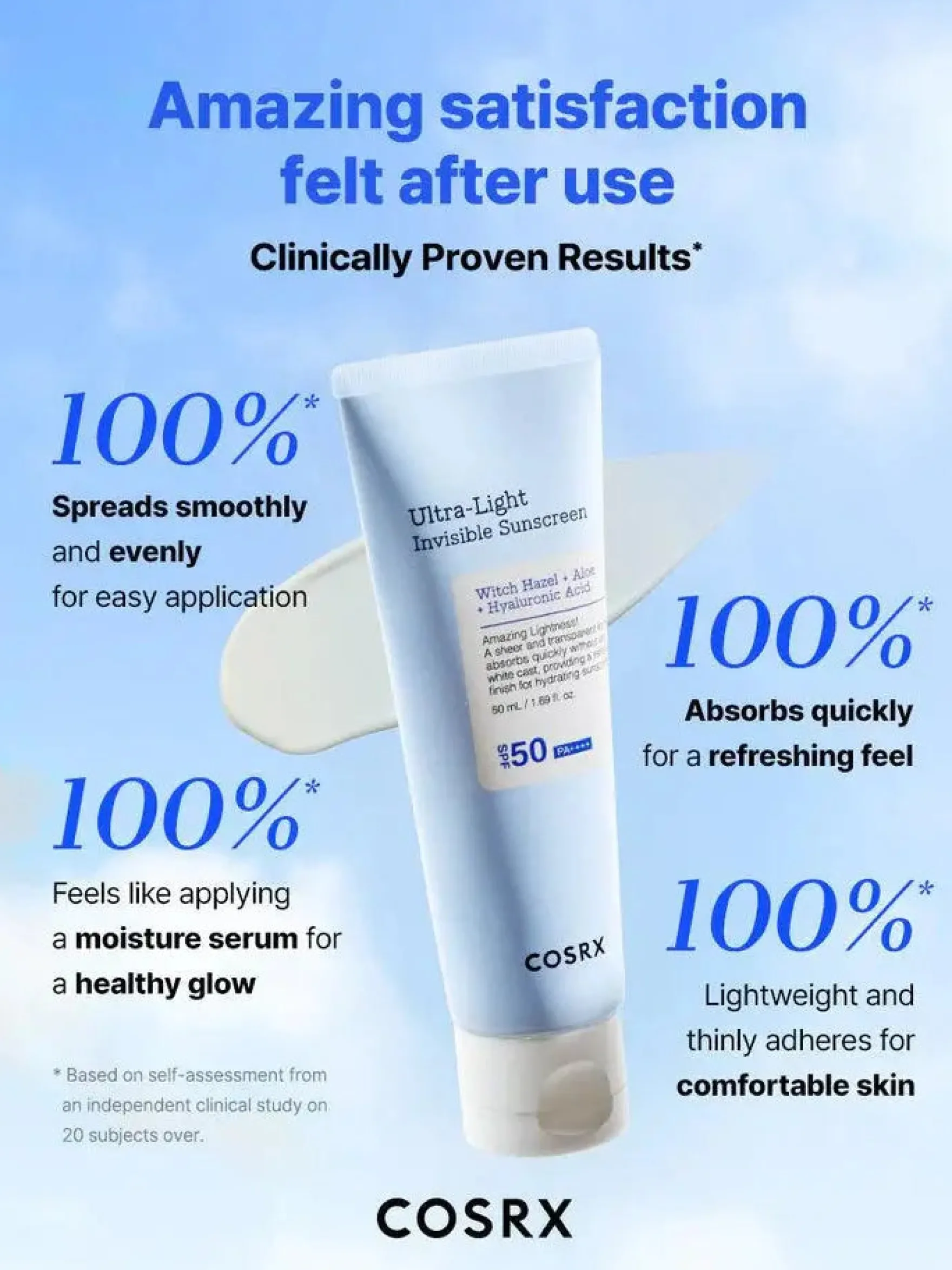Ultra Light Invisible Sunscreen SPF50+