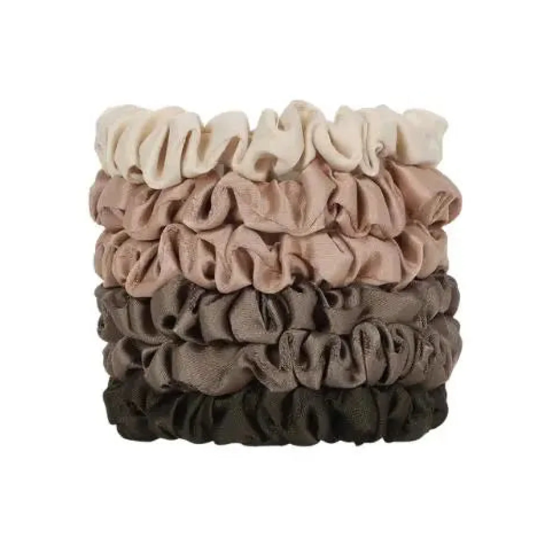 Ultra Petite Satin Schrunchies Eucalyptus