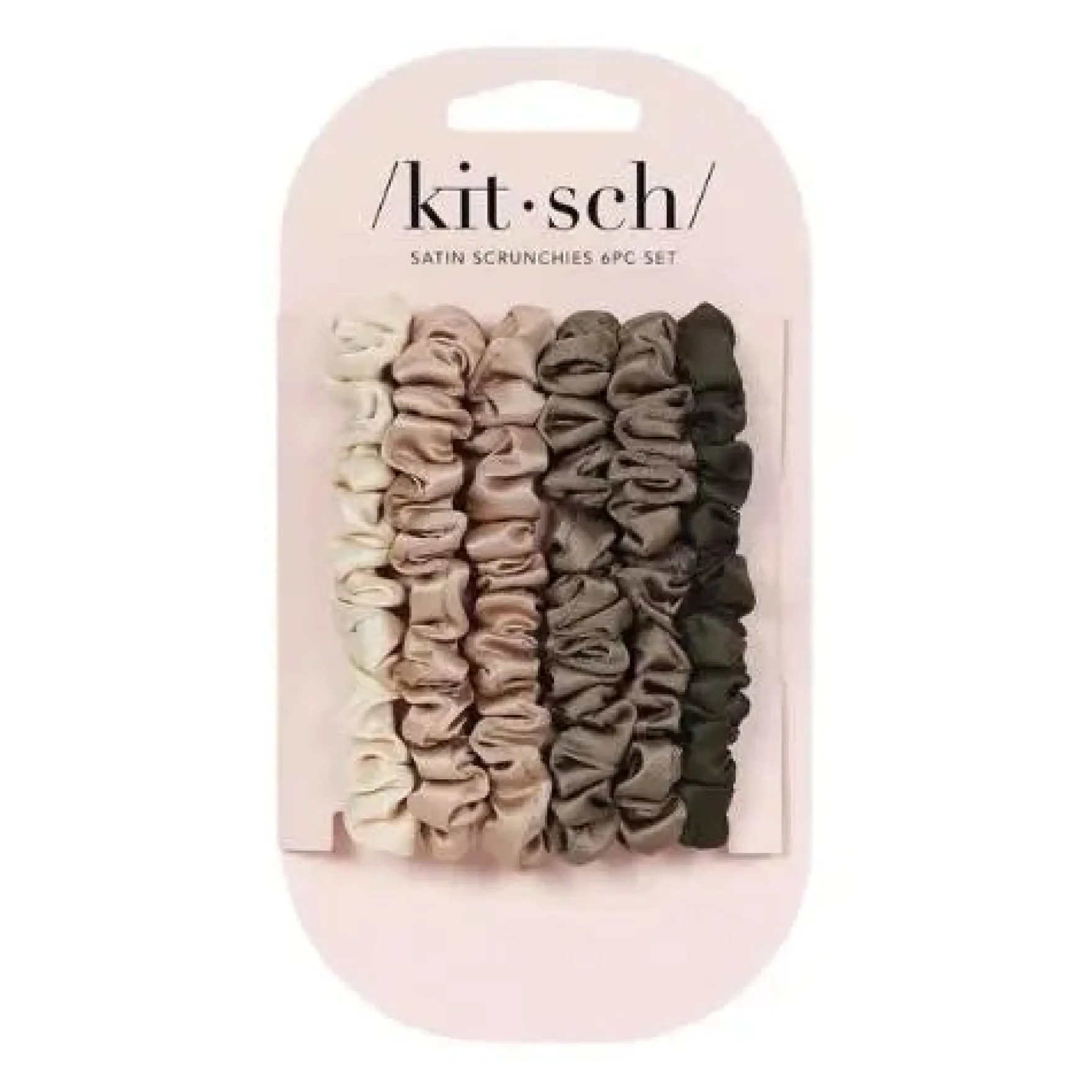 Ultra Petite Satin Schrunchies Eucalyptus