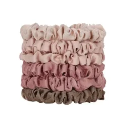 Ultra Petite Satin Scrunchies Terracotta