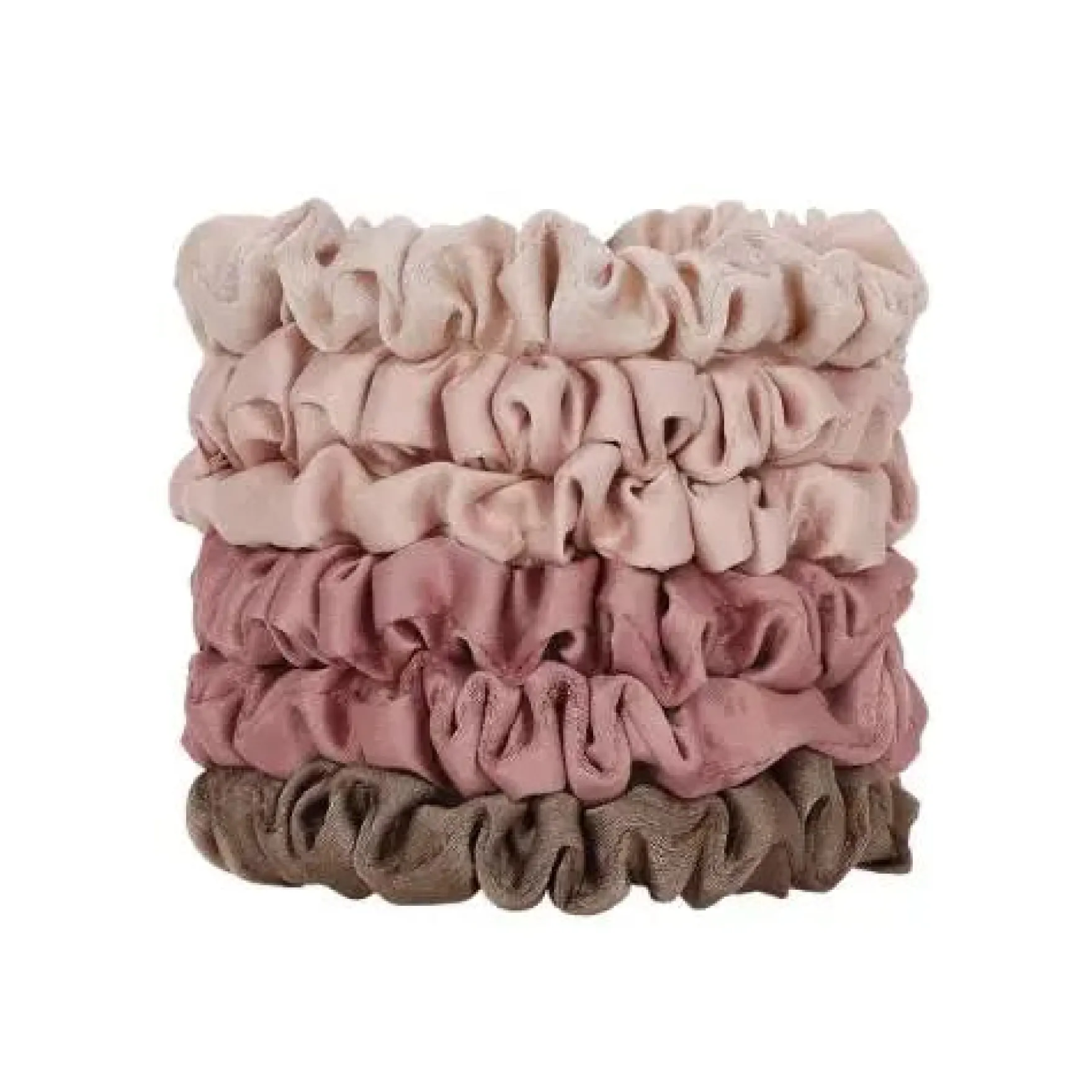 Ultra Petite Satin Scrunchies Terracotta